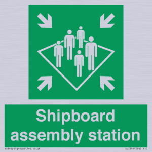 Shipboard assembly station
